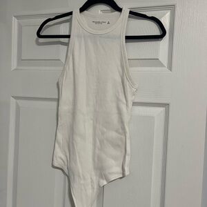 Abercrombie & Fitch Ribbed White Top